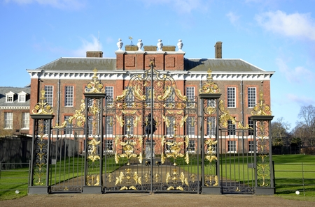 Architecture from Kensighton palace and skyのeditorial素材