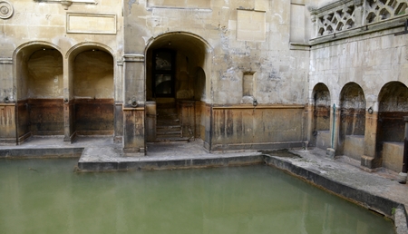Architecture from old spa in Bathの写真素材