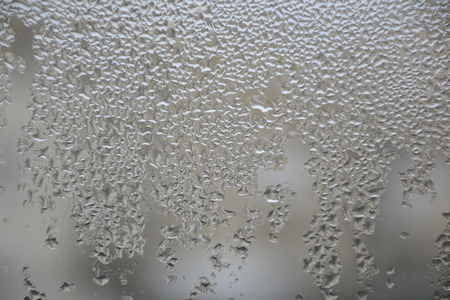Detail of a wet moist glass and backgroundの写真素材
