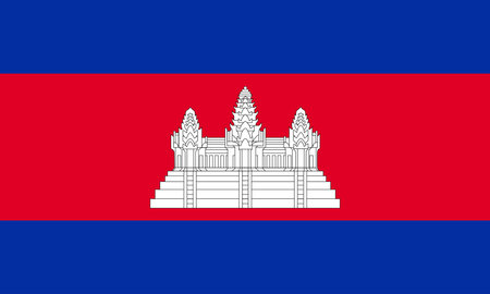Cambodia flag national material designのイラスト素材