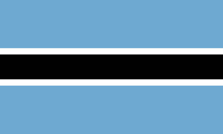 Botswana flag national material designのイラスト素材