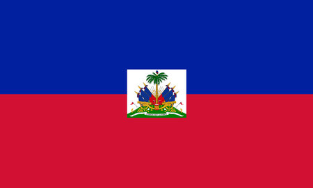 Haiti flag national material designのイラスト素材
