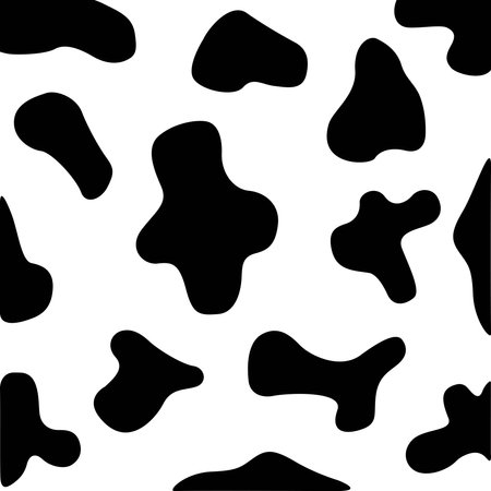 Cow skin print seamless patternのイラスト素材