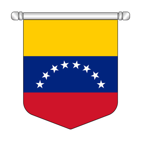 Equatorial Uruguay National Banner Symbol Hangingのイラスト素材