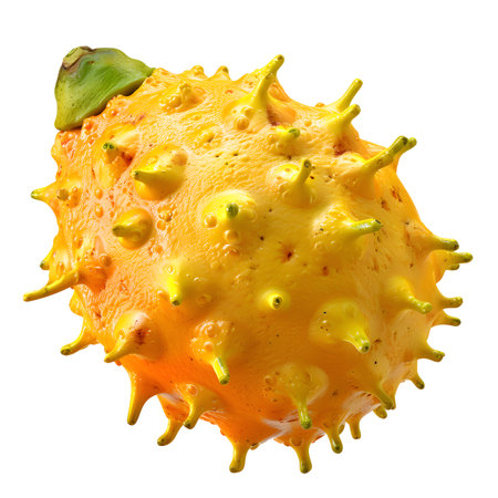 Kiwano isolated on transparent backgroundの素材