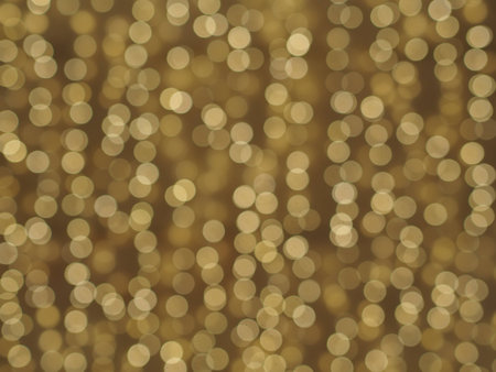 Blur light of bulb decorate in partyの写真素材