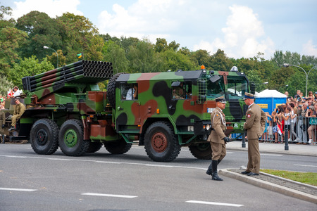 WR-40 Langusta, self-propelled multiple rocket launcherのeditorial素材