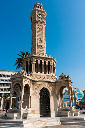 Clock Tower, Ottoman architecture, Turkey, Izmirのeditorial素材