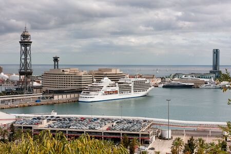 Barcelona, Port Vellのeditorial素材