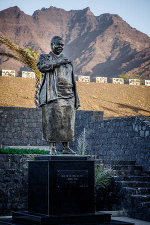 Cesaria Evora statueのeditorial素材