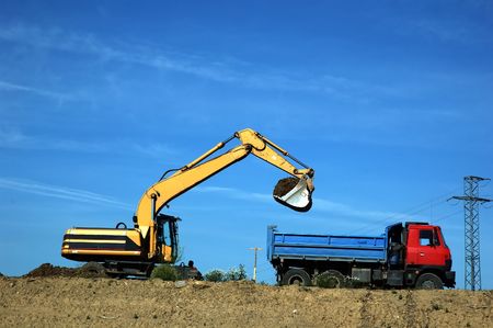 construction siteの写真素材