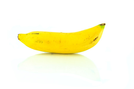 Banana on whiteの写真素材