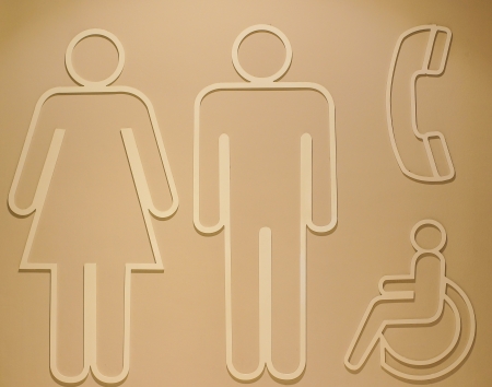 toilette signの写真素材