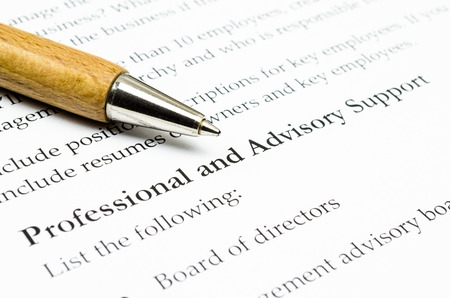 Professional ans advisory supportの写真素材