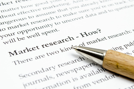 market researchの写真素材
