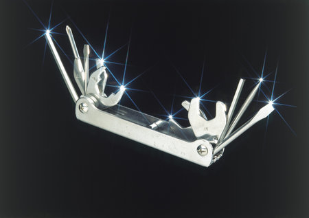 multitool gleaming in the dark