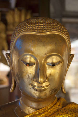Face little buddhaの写真素材