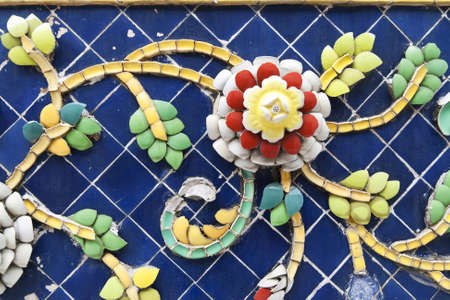 Art disk flower buildingの写真素材