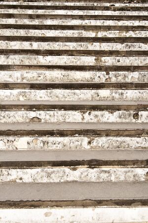 old ladder Concrete steps that it has been used for a long time の写真素材