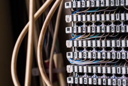 Electricity circuit breakers (fuse box) .の写真素材