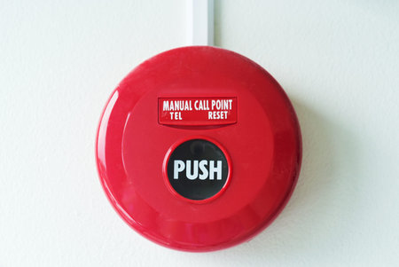 Fire Alarm near door fire .