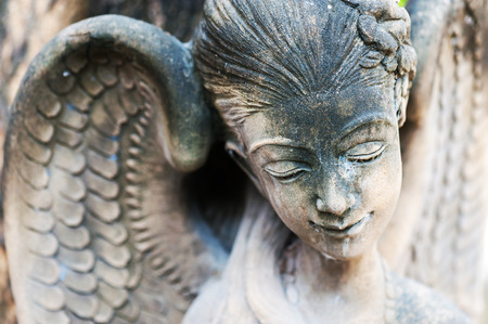 Resting Statue in low light .の写真素材