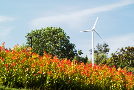 An Wind Energy in morning light .の写真素材