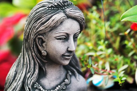 Resting Statue in low light .の写真素材