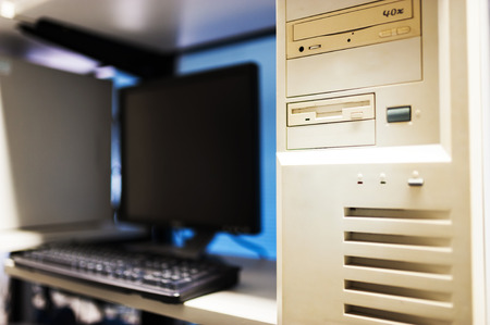 Network servers in data room .の写真素材