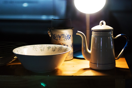 An beautiful old objects low light .の写真素材