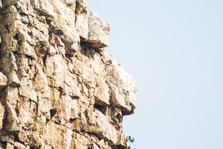 An Mountain peak in sun light .の写真素材