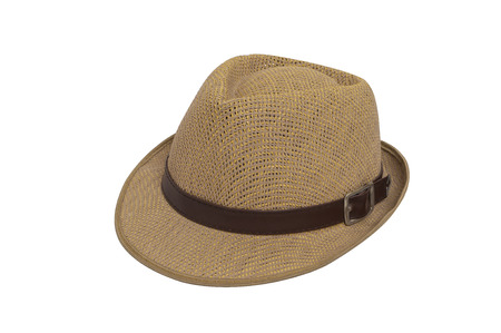 hat isolate white background in studio .の写真素材