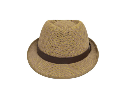 hat isolate white background in studio .の写真素材