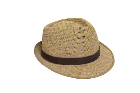 hat isolate white background in studio .の写真素材