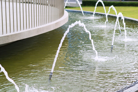An water fountain in hyman place .の写真素材