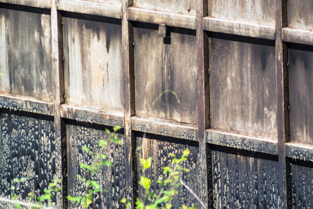 Background Element - Corrugated Metal sheet metal .の写真素材