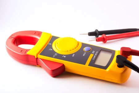 An multimeter meter in studio light .の写真素材