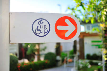 Symbol of seniors pregnant and infirm .の写真素材