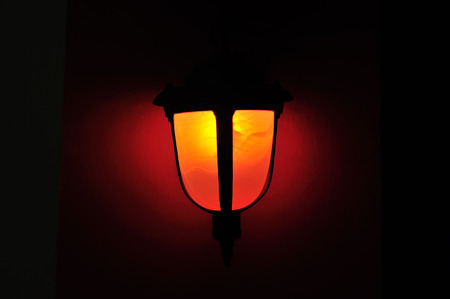 An Lamp light in studio place .の写真素材