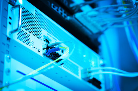 Core switch technology in network room place .