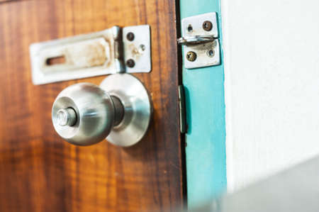 An Steel knob in soft light .の写真素材