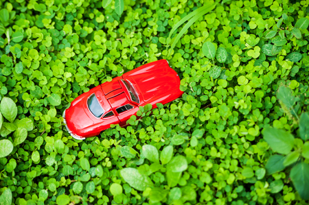 An Sport car model in nature place .の写真素材