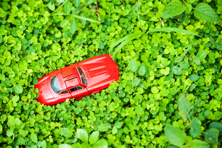 An Sport car model in nature place .の写真素材