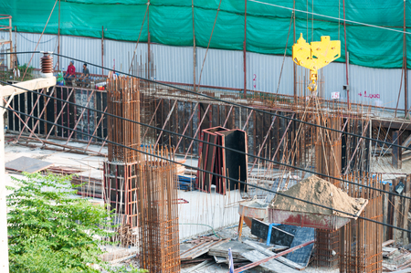 An Construction place in sun light .の写真素材