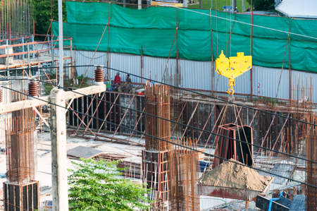 An Construction place in sun light .の写真素材