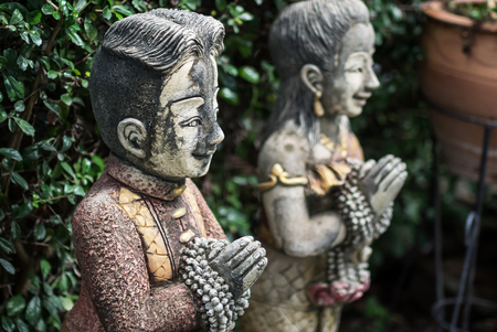 Little Children  statue in soft light .の写真素材