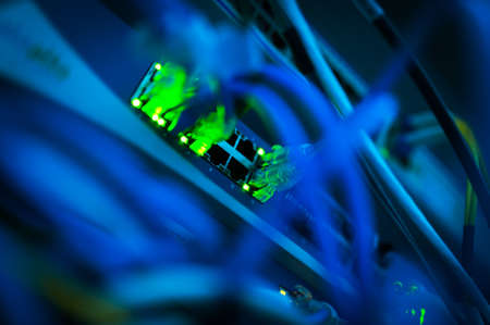 Core switch technology in network room place .の写真素材