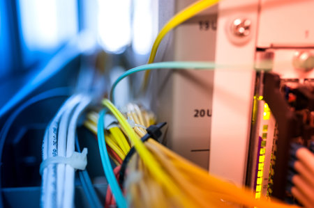 Core switch technology in network room place .