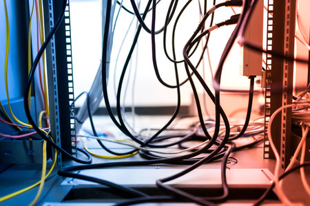 Core switch technology in network room place .