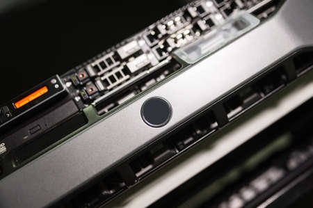 Network servers in data room Domestic Room .の写真素材